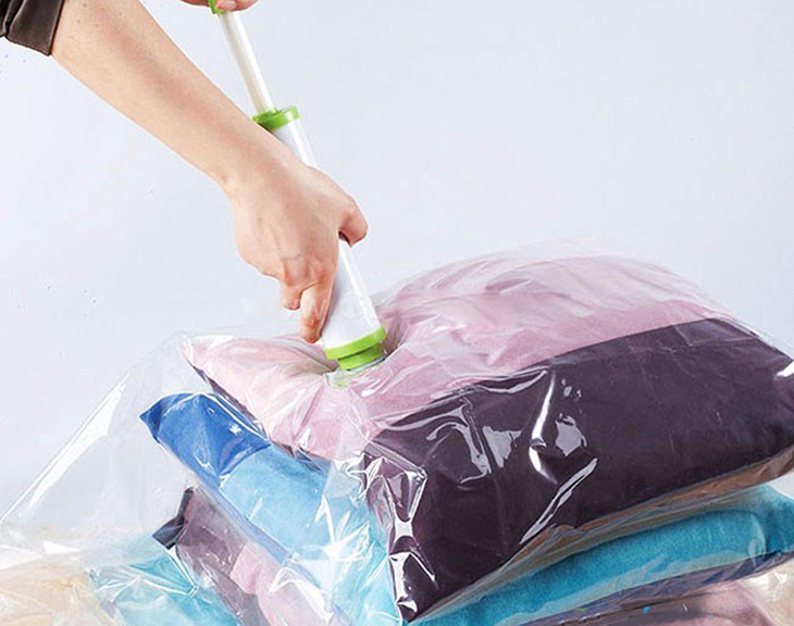 hút chân không quần áo