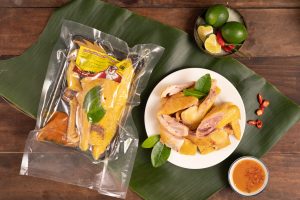 Hút chân không gà ủ muối tại Hà Nội
